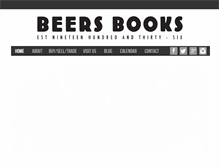 Tablet Screenshot of beersbooks.com